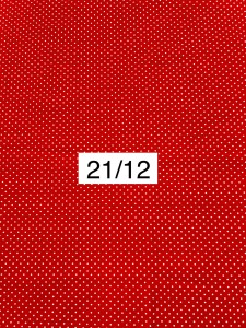 Tkanina bawełniana - kropki białe