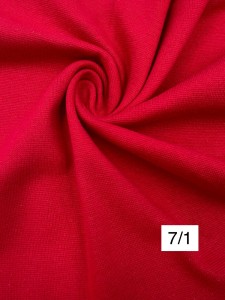 Dzianina bawełniana - czerwony ( TEOFILÓW )